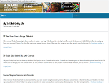 Tablet Screenshot of mysocalledcraftylife.com
